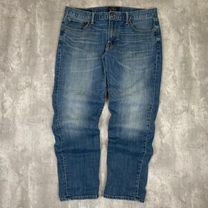 Lucky Brand Jeans Mens 38x32 Blue Denim Pants 221 Original Straight Cottage